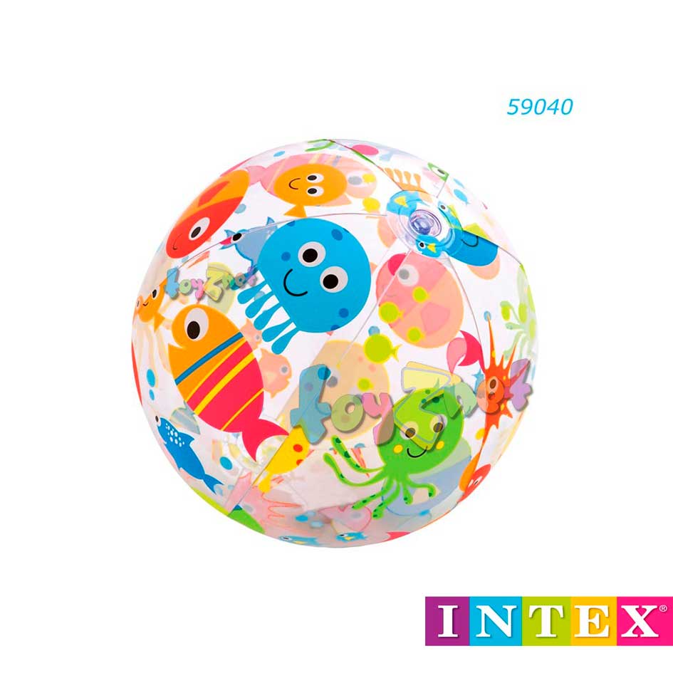 Pelota Pvc Inflable Animales Marinos 51Cm Intex 59040Np