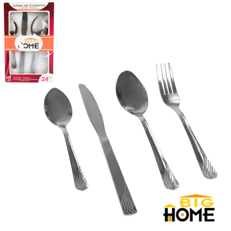 Juego Cubierto Big-Home 24 Piezas F19