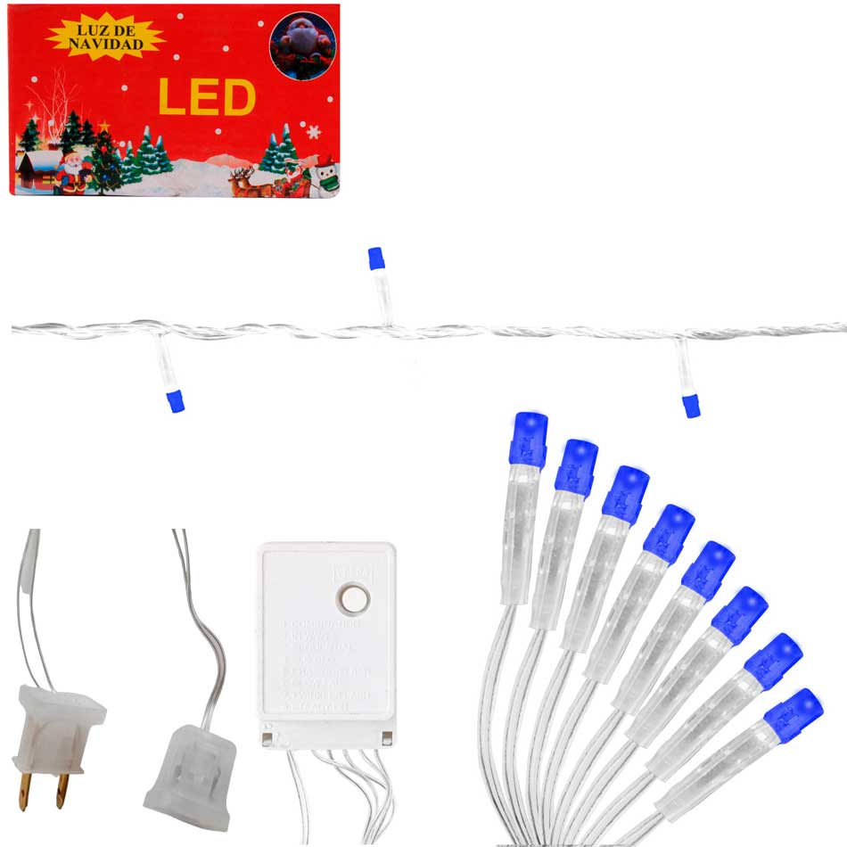 Luces Navidad Arrocillo 200L Azul Big Home Mia-4218A