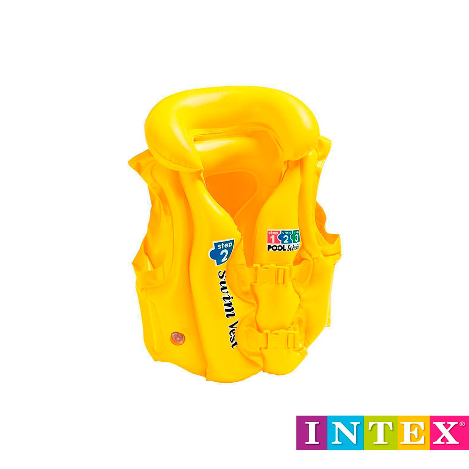Chaleco Salvavidas Inflable Intex Amarillo 58660Eu
