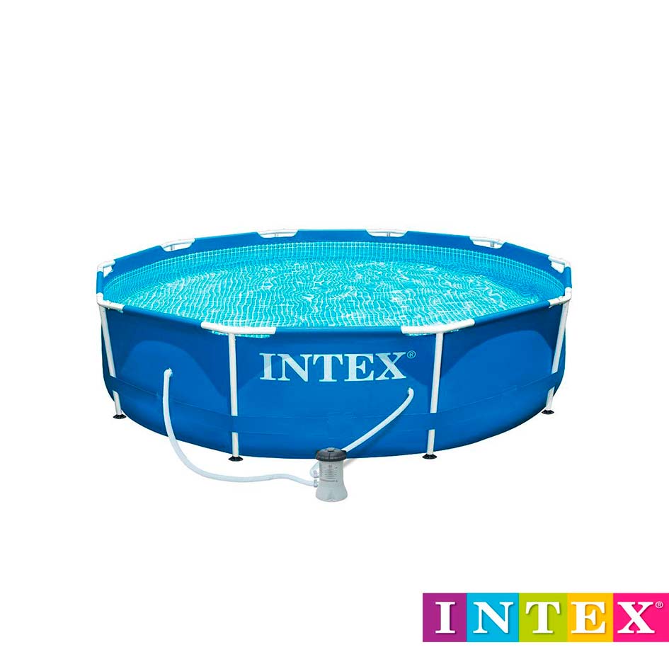 Piscina Desmontable Metal Frame Con Bomba 76X366Cm 6503L Intex 28211Np