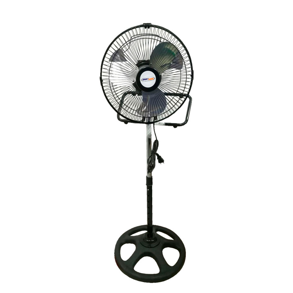 Ventilador Pedestal 12" Negro Smart Home SH-12B180-3(1288/3-1)