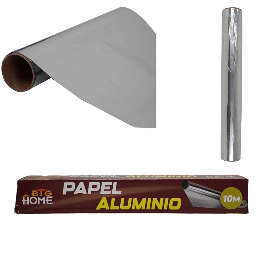 Papel Aluminio 10M Big Home Big1041
