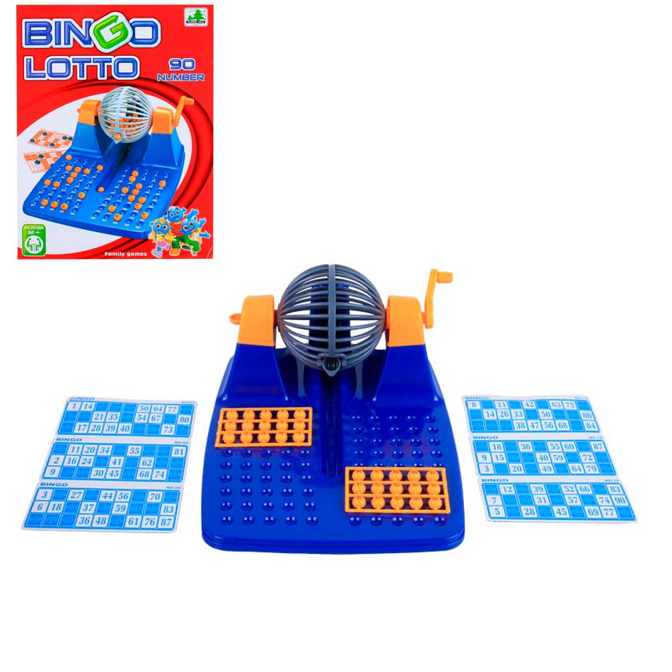 Juego De Bingo Lotto Manual Con 24 Card 8228A