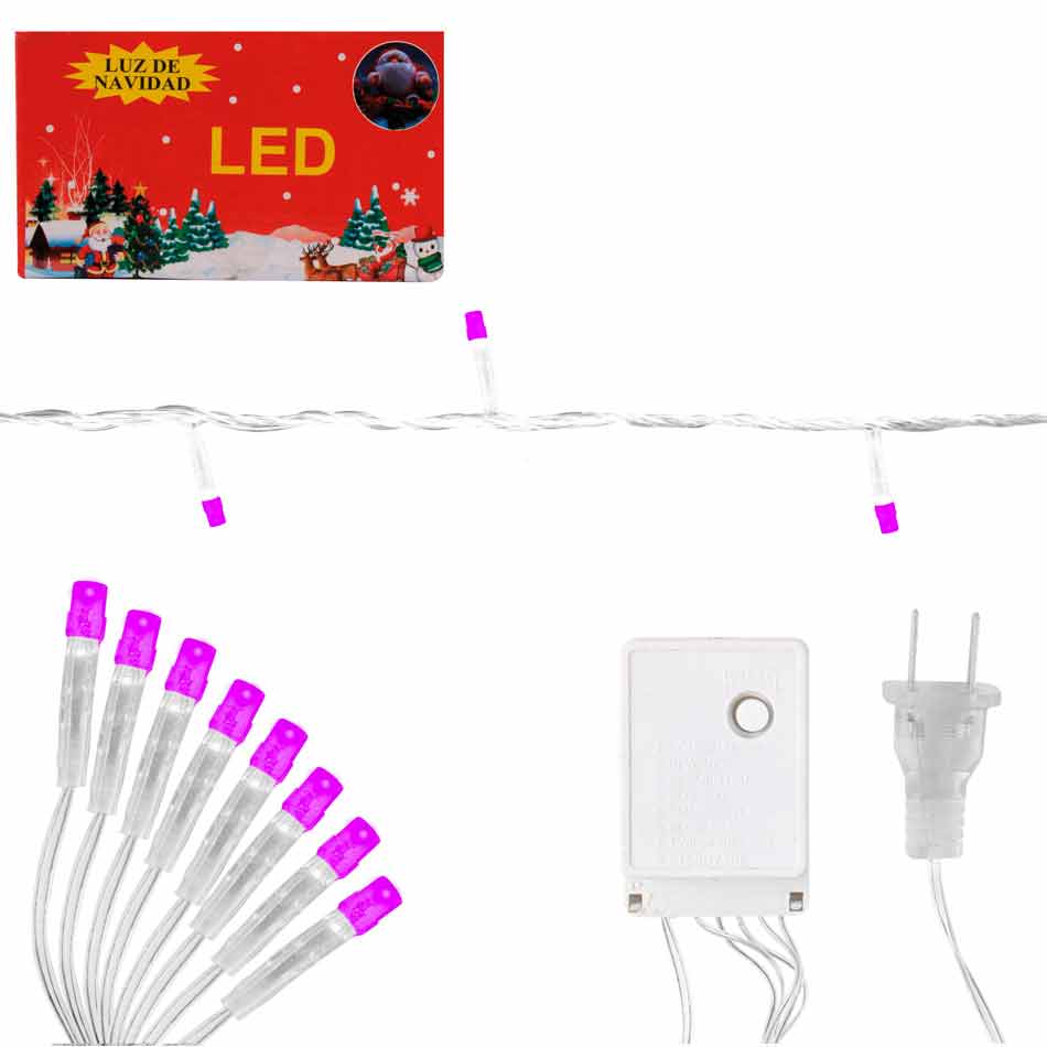 Luces Navidad Led Arroc 100L Mia-4217Dv Violeta