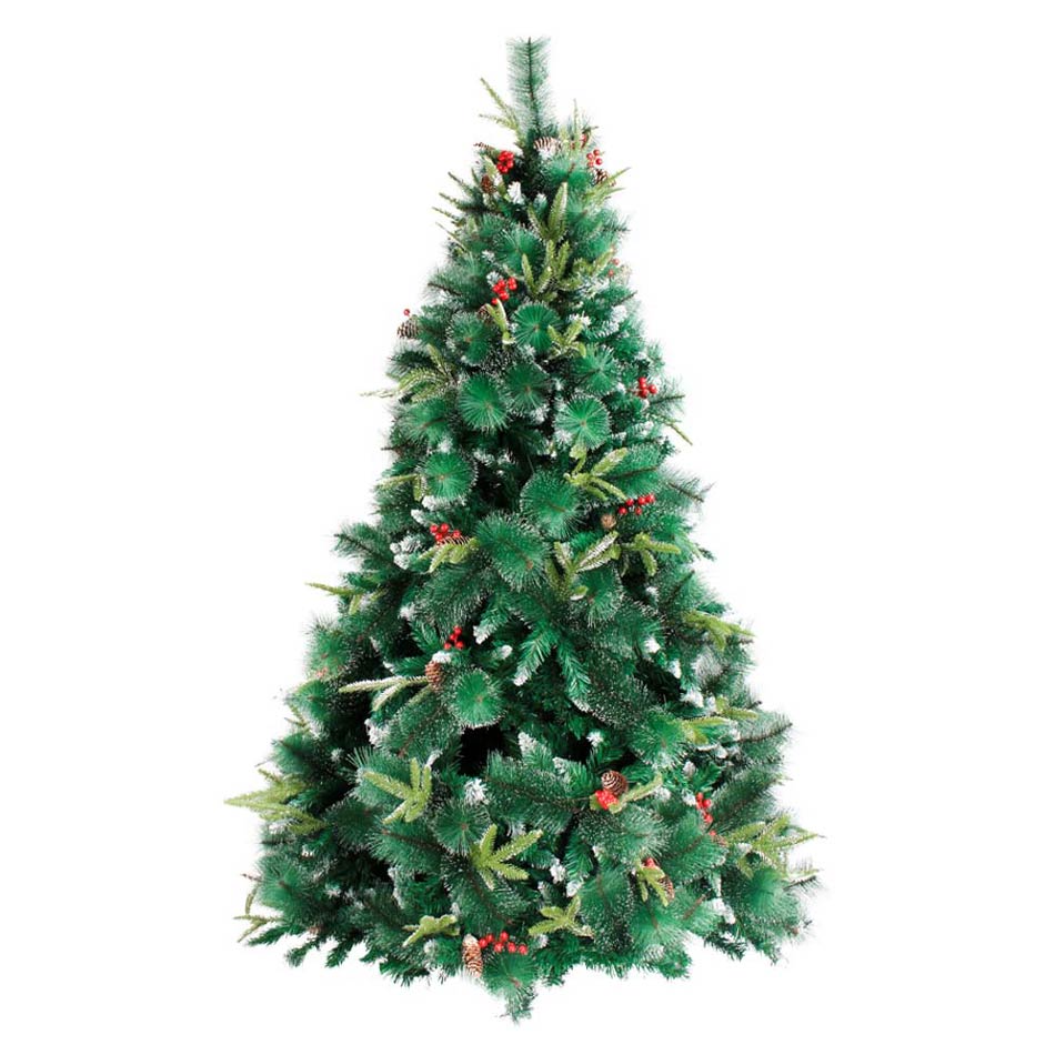 Árbol Navidad con Piñas y Bayas 2.1M Big67541