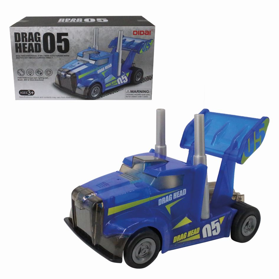 Carro Drag Head C/Luces-Son Ld-143A