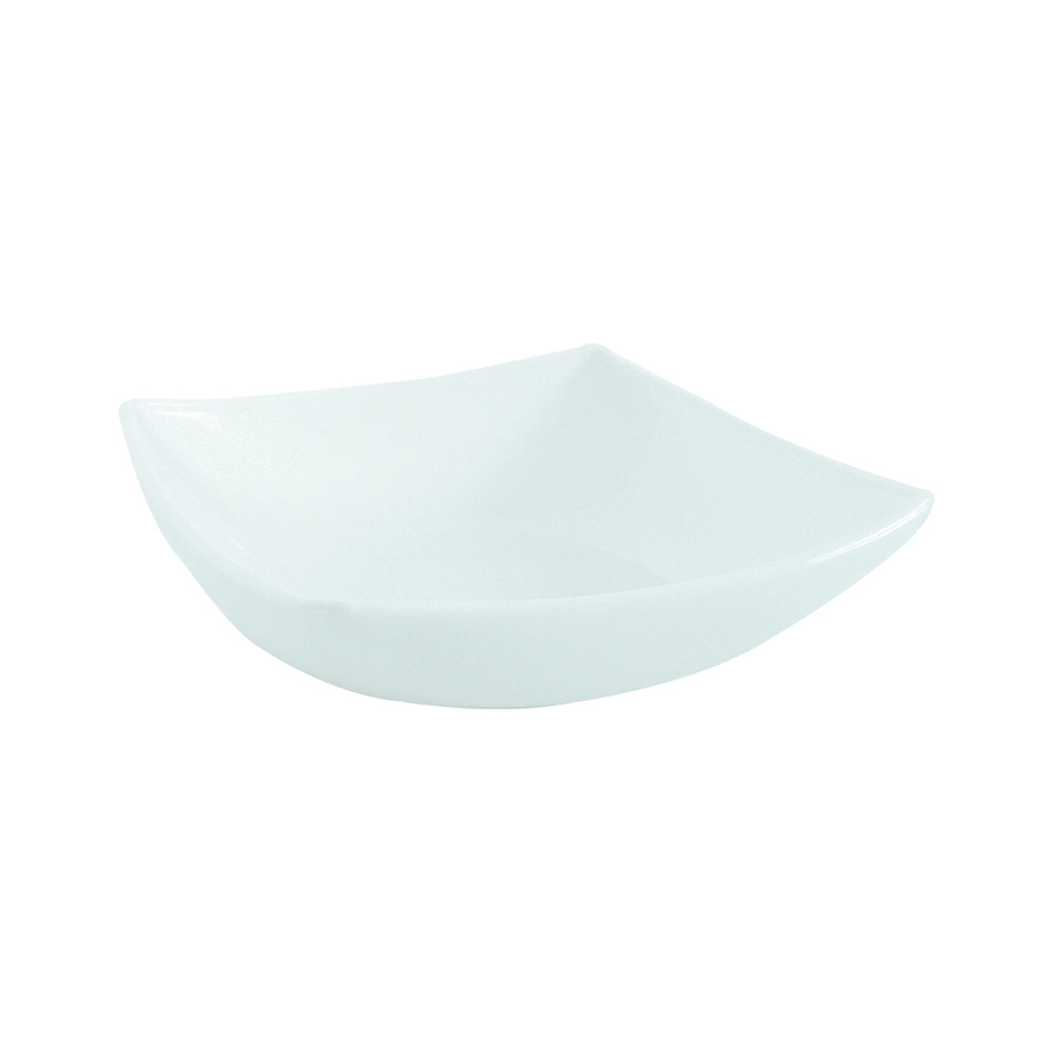 Plato Hondo Opal Cuadrado 10" Big Home Blanco JFQW100/3