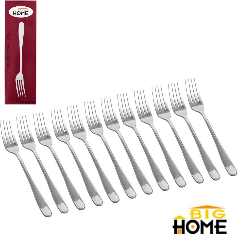 Set Tenedores 12pzs Big Home G2468