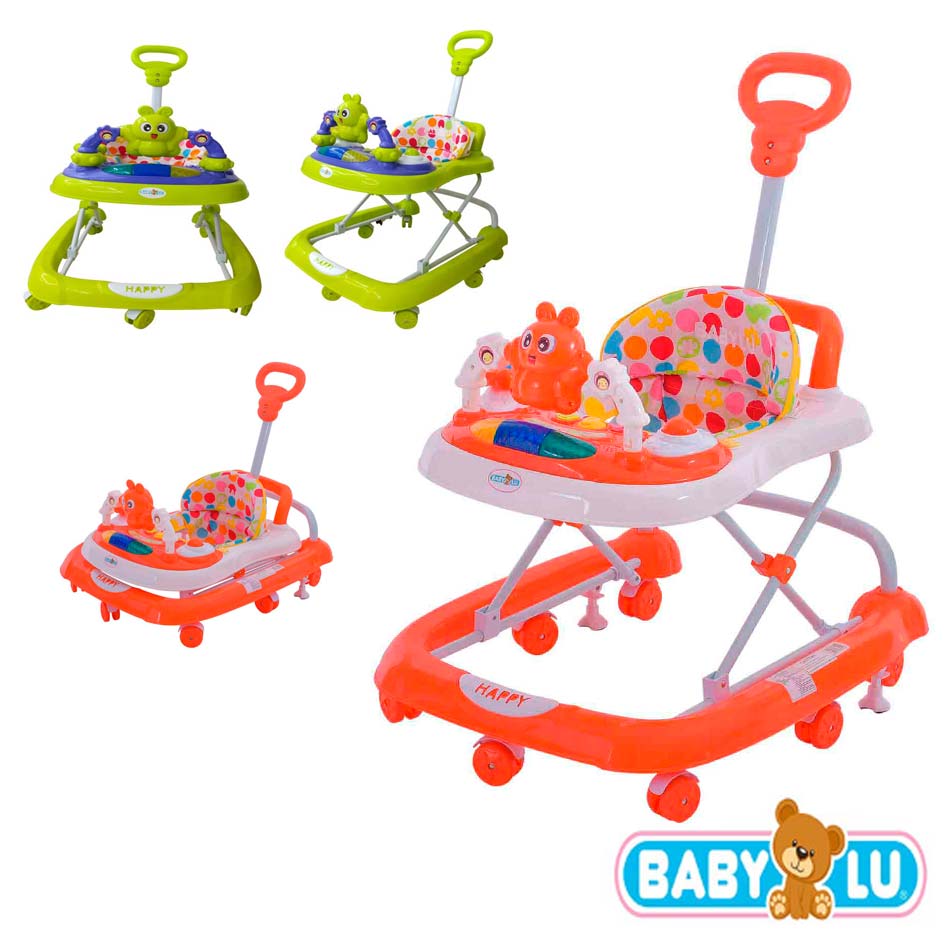 Andador De Bebé Musical Conejo Con Guiador Baby-Lu 5512