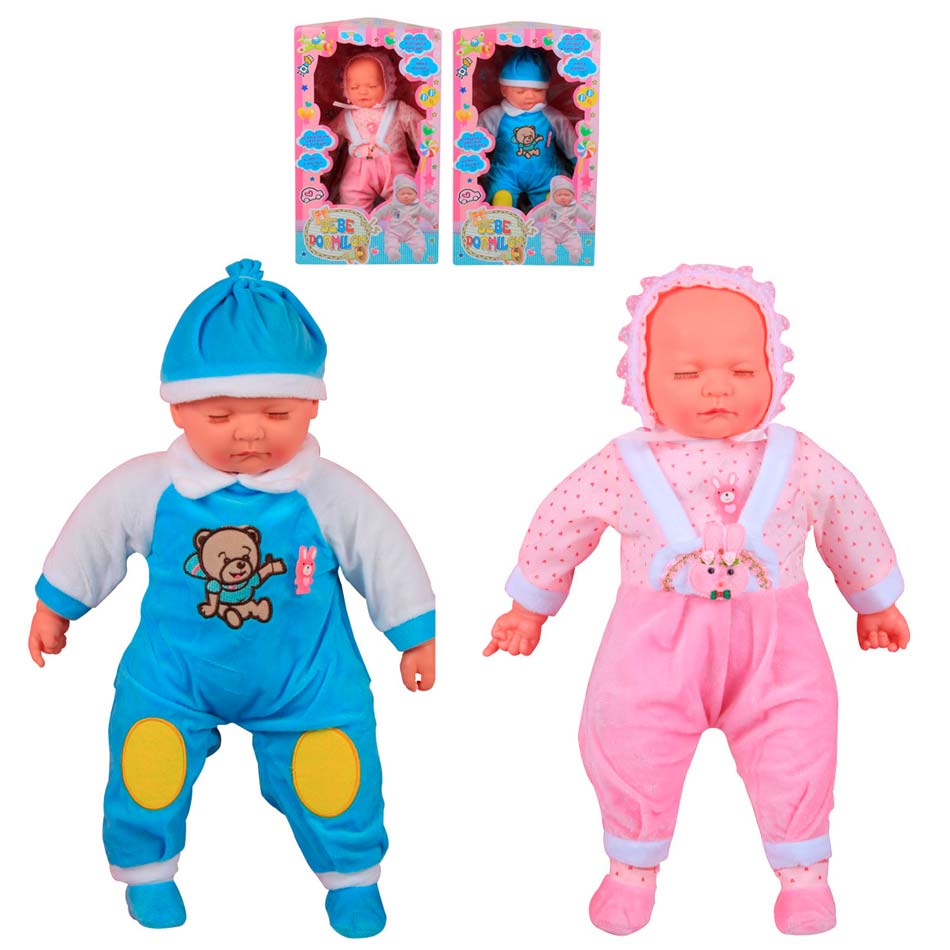 Bebé Dormilon Cuerpo De Tela Musical 055B