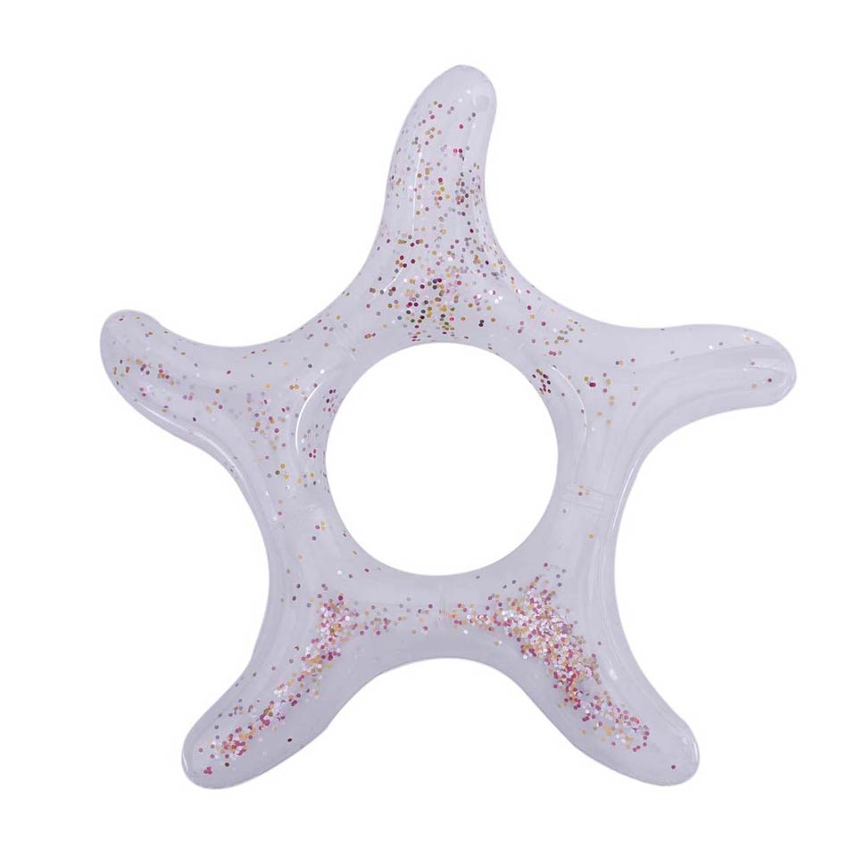 Flotador Estrella Trasparente Brillante 120Cm Mia-P12