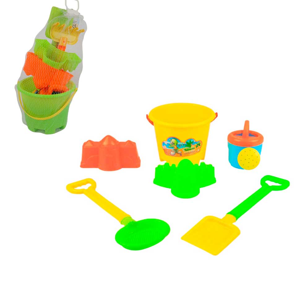 Juego Playa Balde Con Accesorios Mia 9656