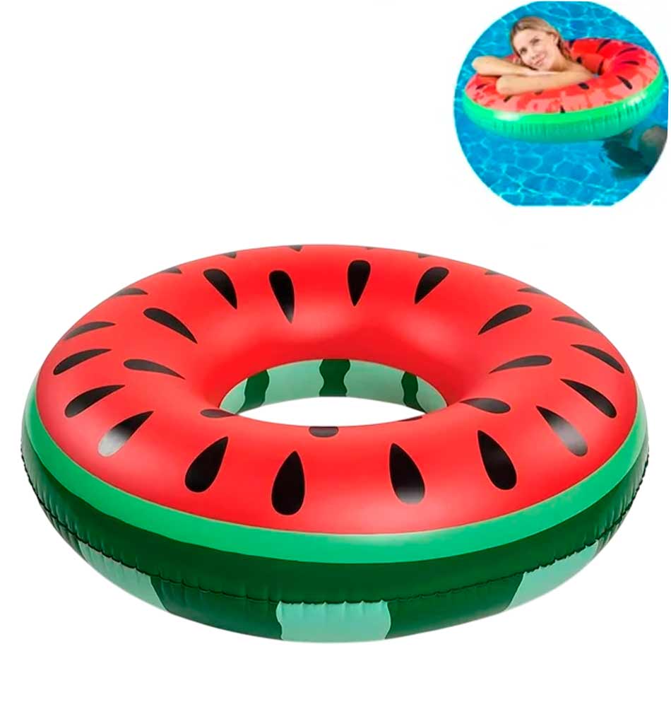 Flotador Pvc Diseño Sandia 120Cm Miap02