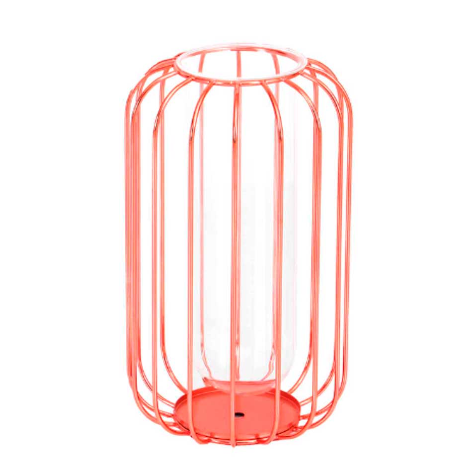 Florero Moderno Decoratico Metal Mia-7383