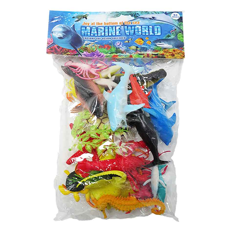 Set Animales Acuaticos Marine World Hy-601