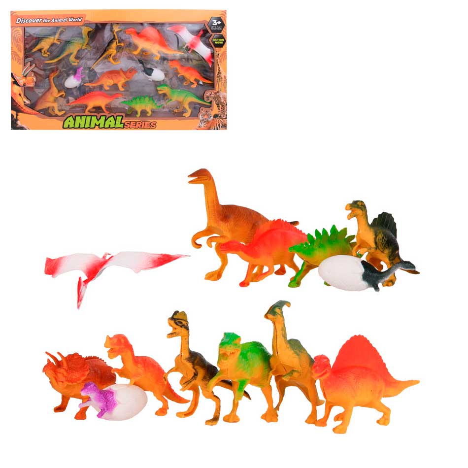 Juego De Animal Serie Dinosaurio Caja 702