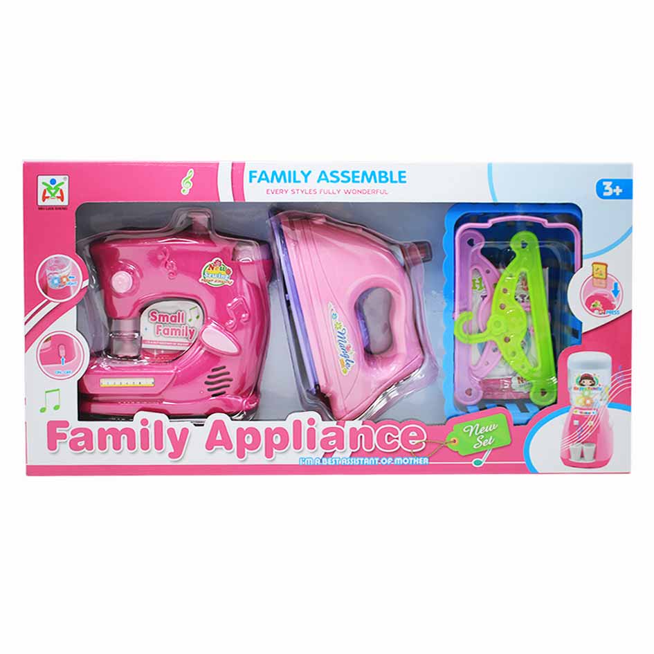 Set Electrodomestico Maquina De Coser Plancha Y Accesorios Ls8343