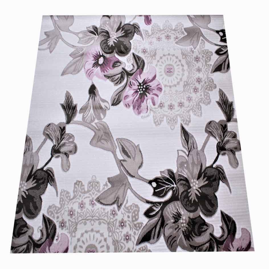 Alfombra Poliéster Clasica Para Sala Floral 2Mx2,9M| 119105