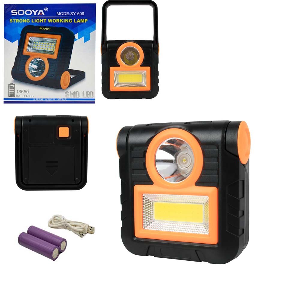 Linterna Luz Led Recargable Mia-8990