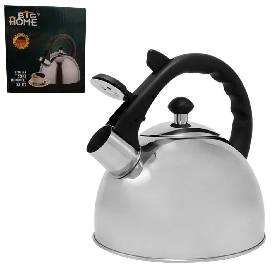 Cantina De Acero Inoxidable 2.5 Litros Big Home Cromada Am4200