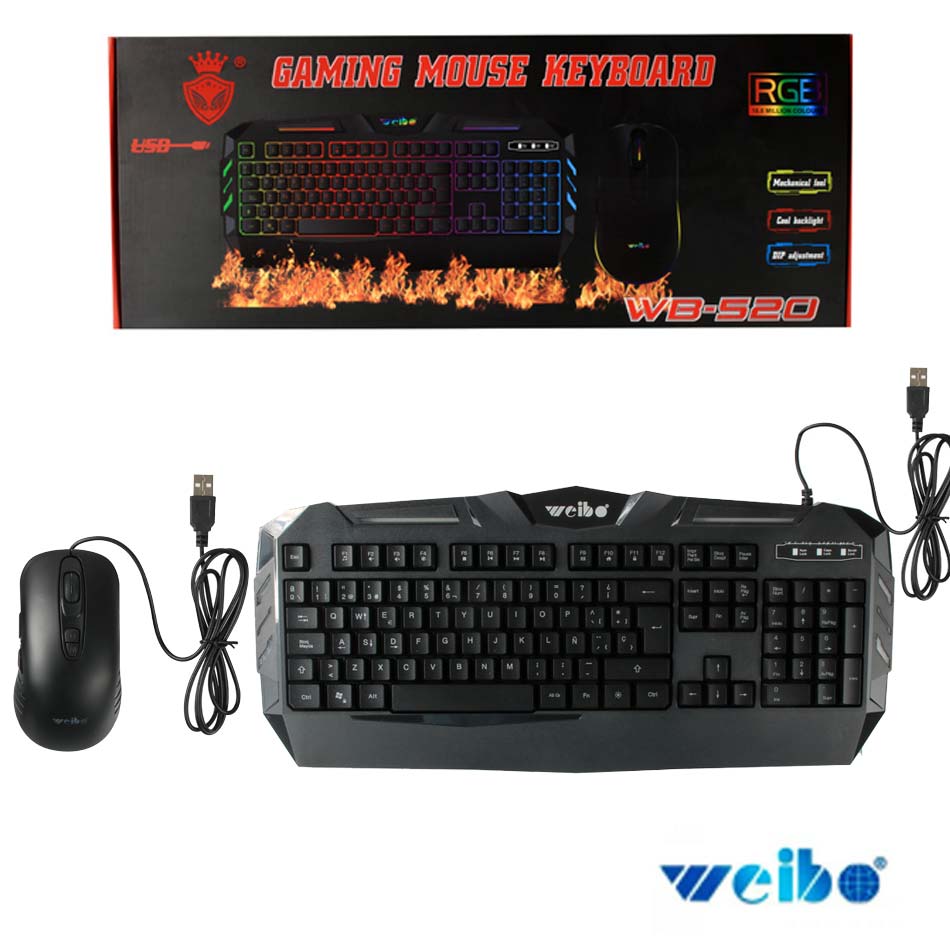 Combo Teclado + Mouse Gamer Mia-9021