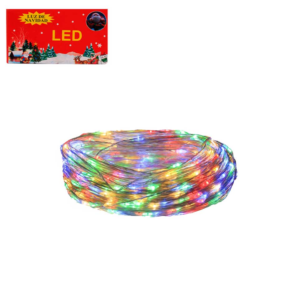 Luces Navidad Led Alambre 400L Mia-6352M Multic