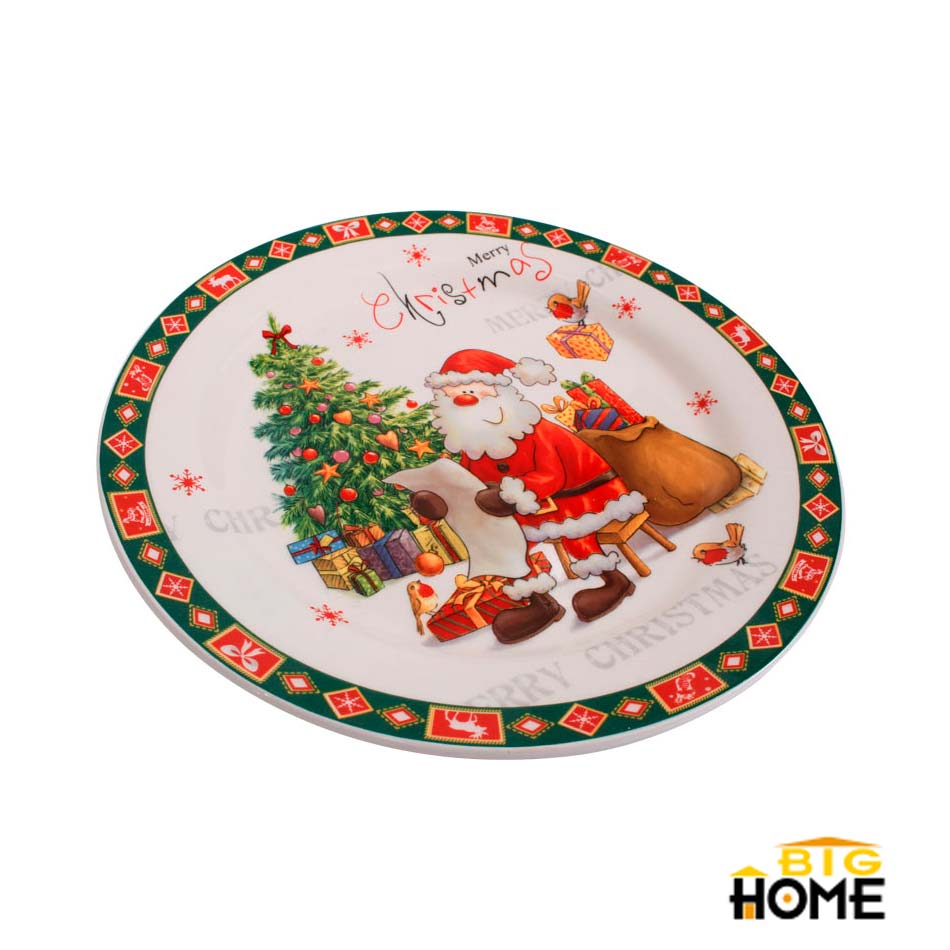 Plato Big-Home Red Dolo Navidad Hc807-H64