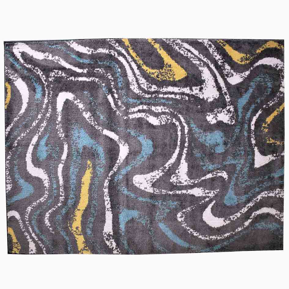 Alfombra Poliéster Para Sala Moderno Rústico 12Mx18M Da9023