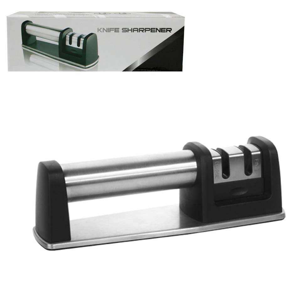 Afilador De Cuchillo Acero Manual De 2 Etapas Caja | Mia7987