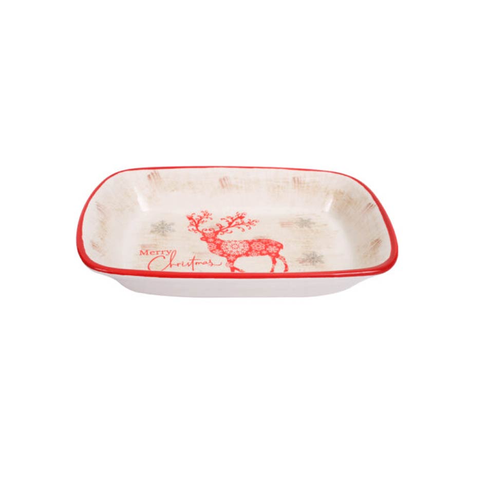 Bandeja Para Servir Navidad Dolomita Big Home Hc8350-Ny38