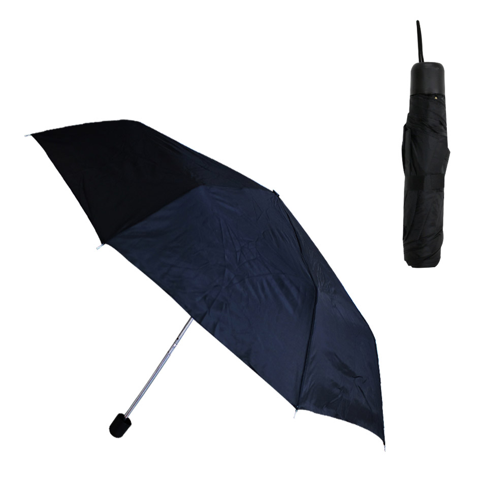 Paragua Plegable de Cartera Negro MIA-8727