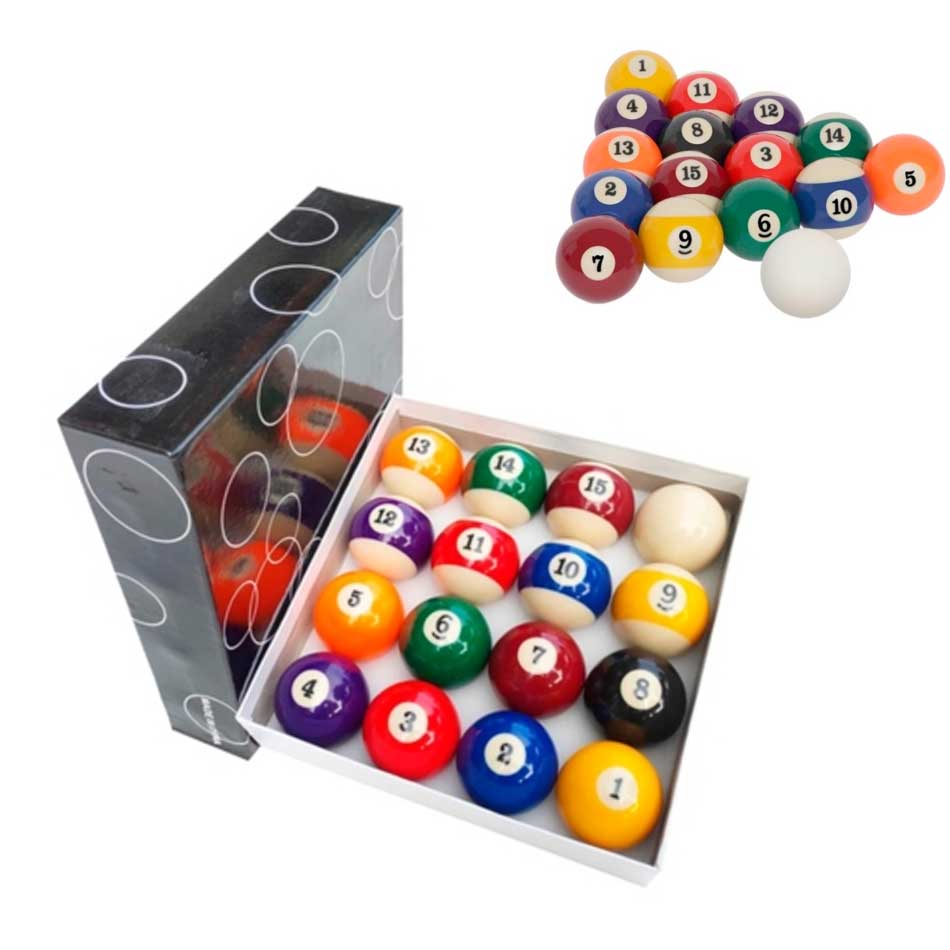 Kit Bolas De Billar 16 Piezas Mia258