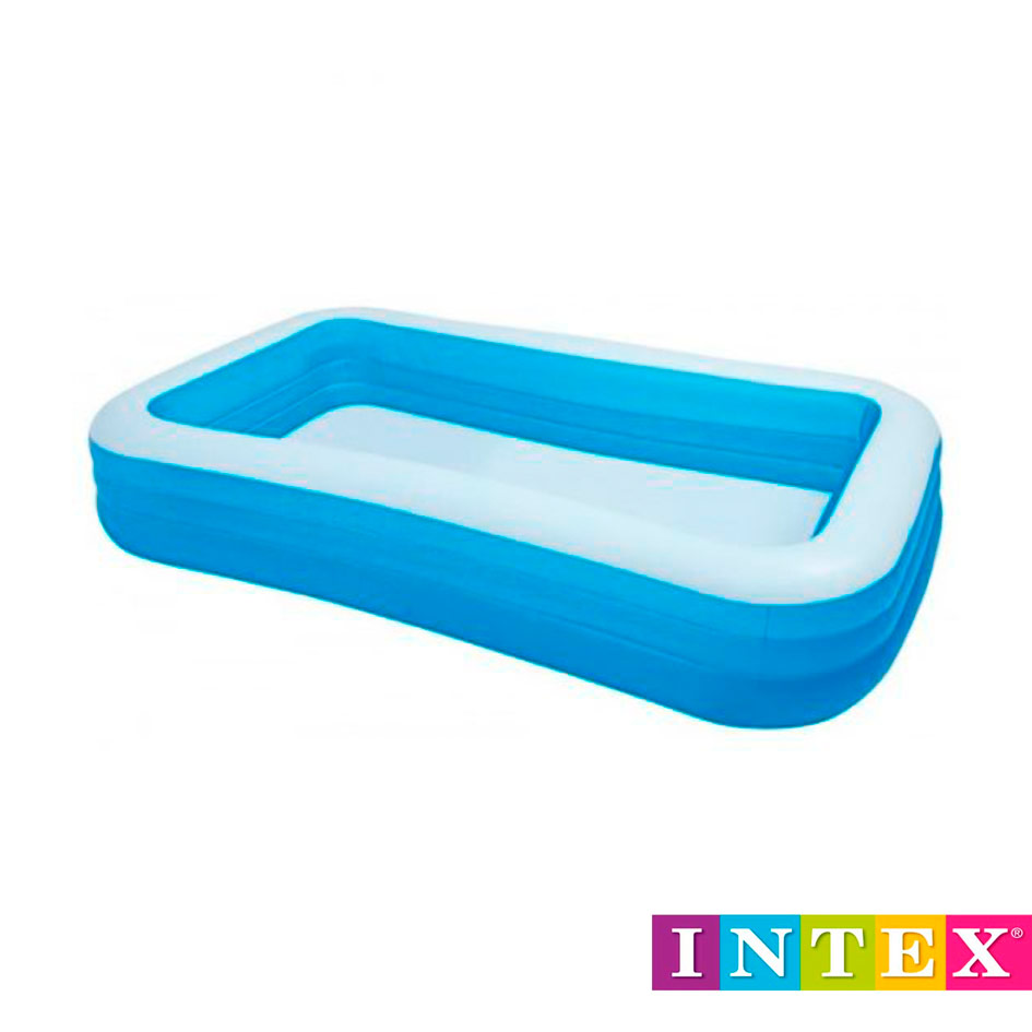 Piscina Inflable Rectangular 56X305X183Cm 1020 Litros Intex 58484Np