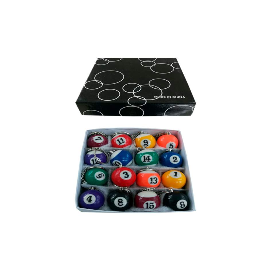 Llavero B/Billar Caja X16 Mia-694