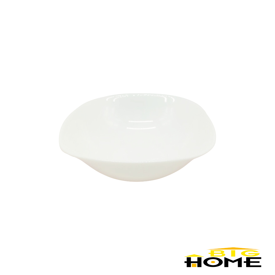 Plato Hondo Opal Cuadrado 6.5" Big Home Blanco FFW656/6