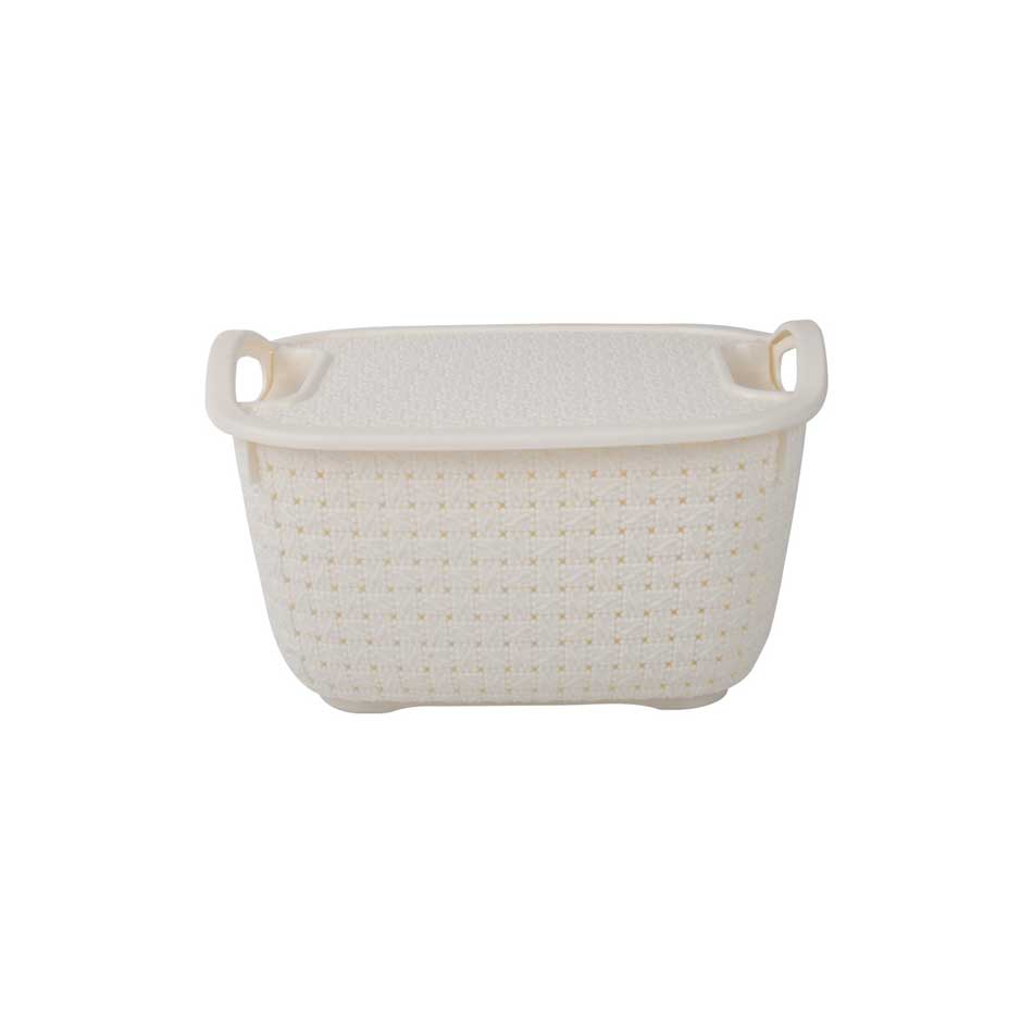 Canastilla Con Tapa Rectangular Surtido Mia-8533