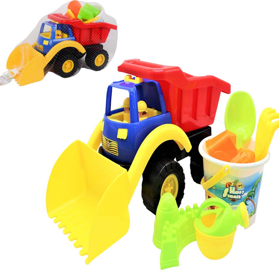 Juego Playa Excavadora Con Accesorios Mia 9137