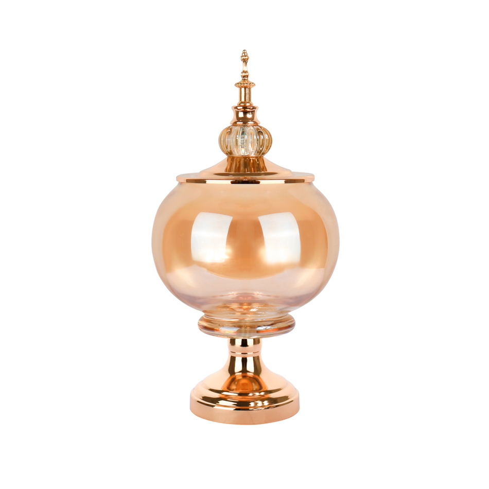 Bombonera De Vidrio 20X39Cm Big-Home Aa-49 / Mia-10183