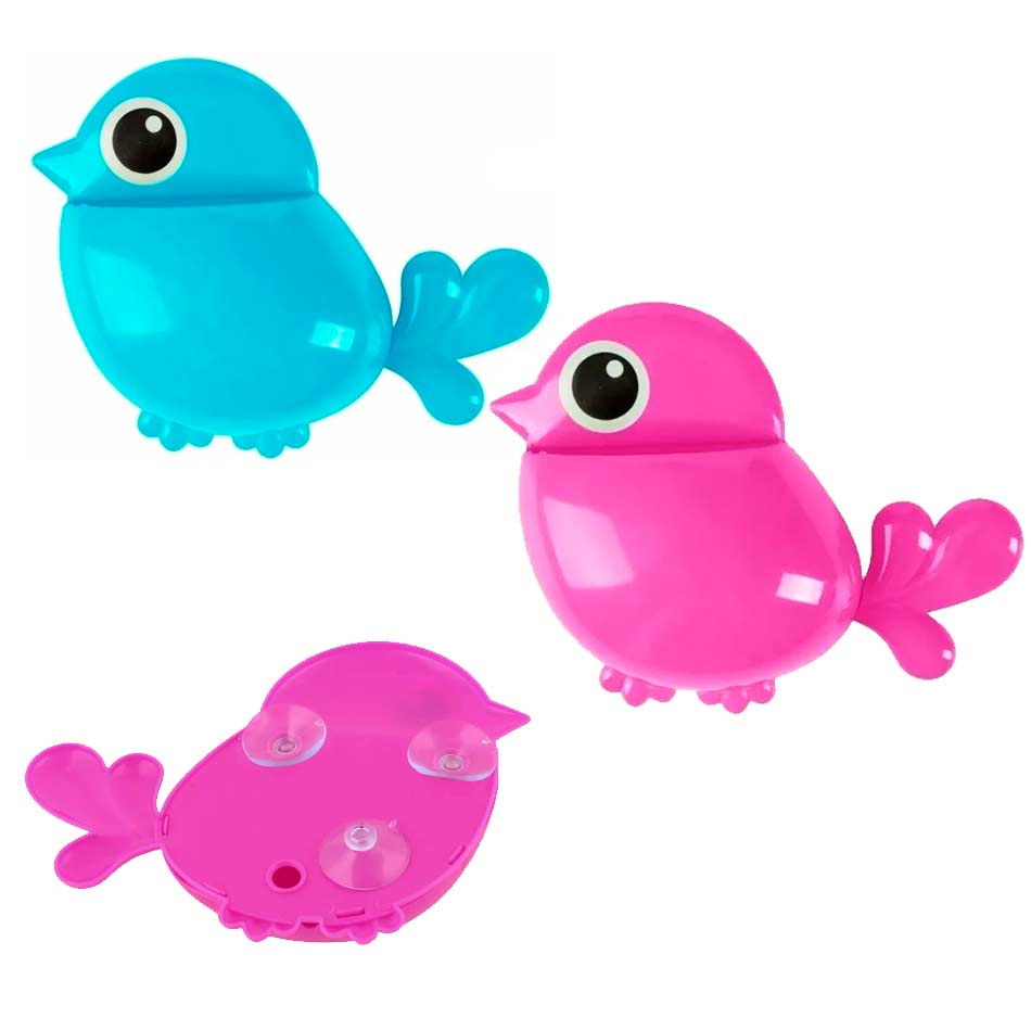 Porta Cepillo Pajarito Plastico Surtido Mia-6623