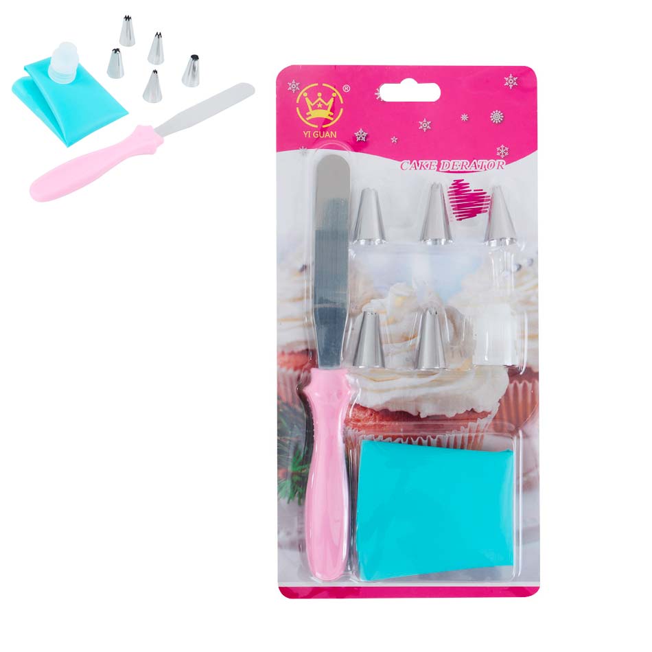 Set Manga Pastelera/Boq/Espat 8 Piezas Mia-20449