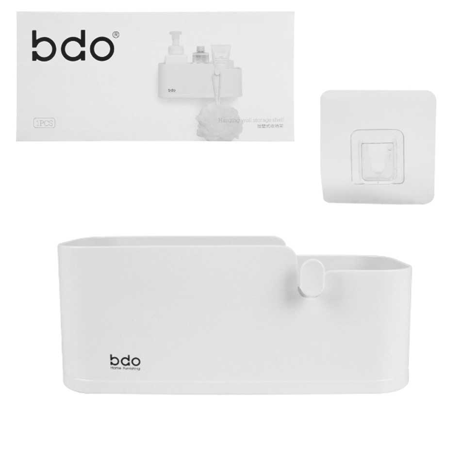 Organizador De Baño Con Soporte Adhesivo Plástico Bdo Mia-9053