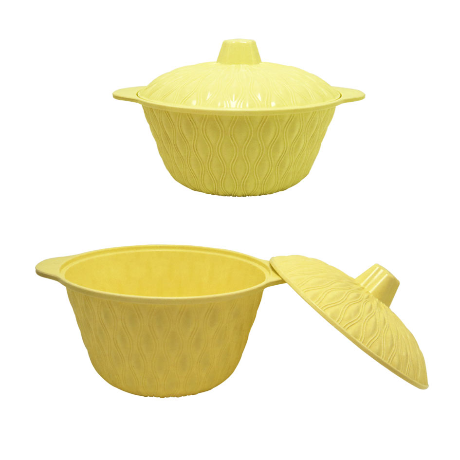 Tazón Con Tapa Plástico Mediana Surtido Mia-9143