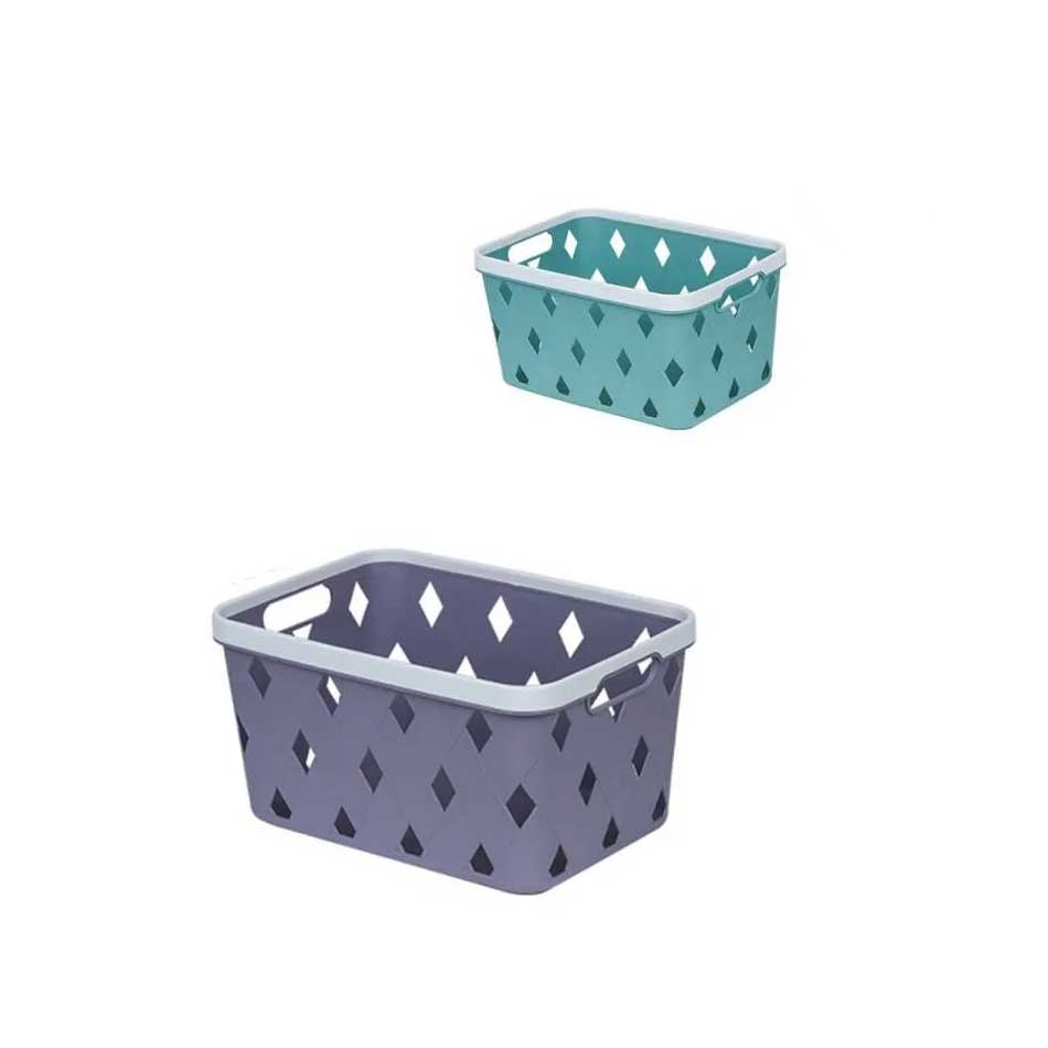 Canastilla Plástica Rectangular Mia-10279