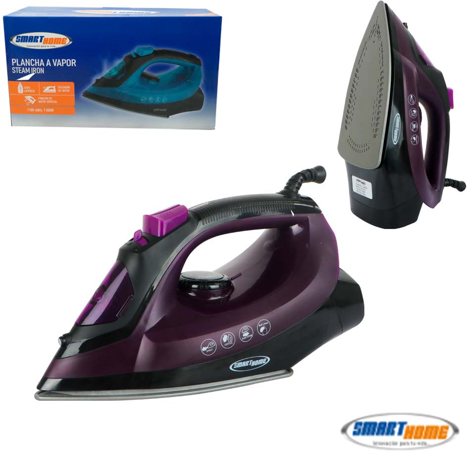 Plancha De Vapor Smart Home Lila SH-619-2