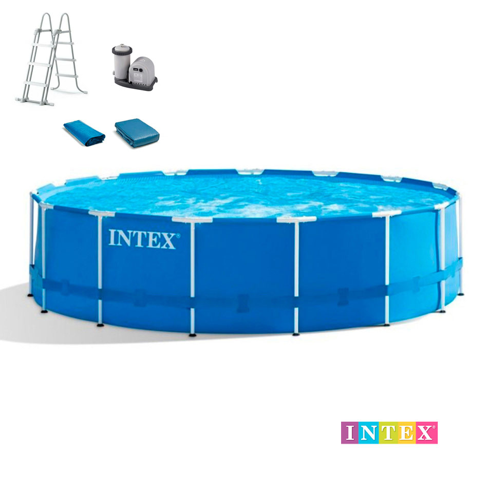 Piscina Desmontable con Accesorios 122x549cm Intex 28253EH