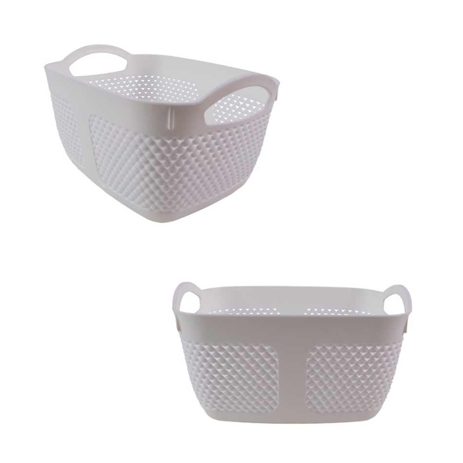 Canasta Plástica Rectangular Big Home Mia-20322