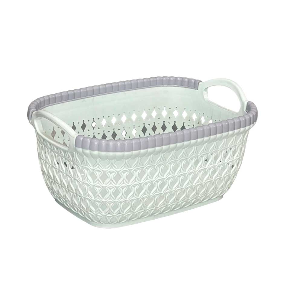 Canastilla Rectangular Plástica Big Home Mia-20338