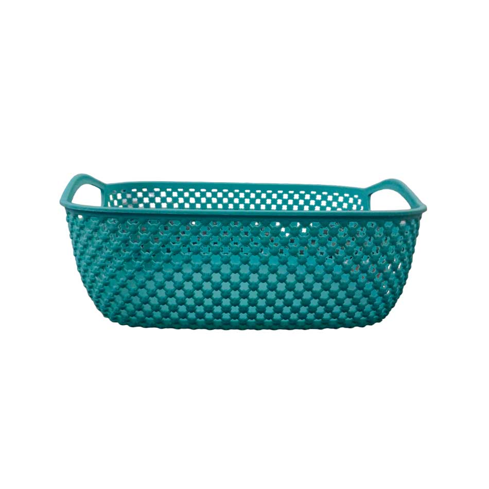 Canastilla Rectangular Plástica Big Home Mia-20034
