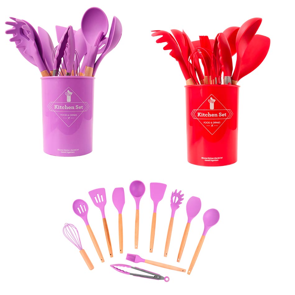 Set Utensilios Silicon M/M Mia 20176